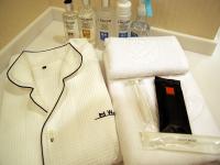 A good range of amenity goods is a big help when you are not preapred for overnight stay