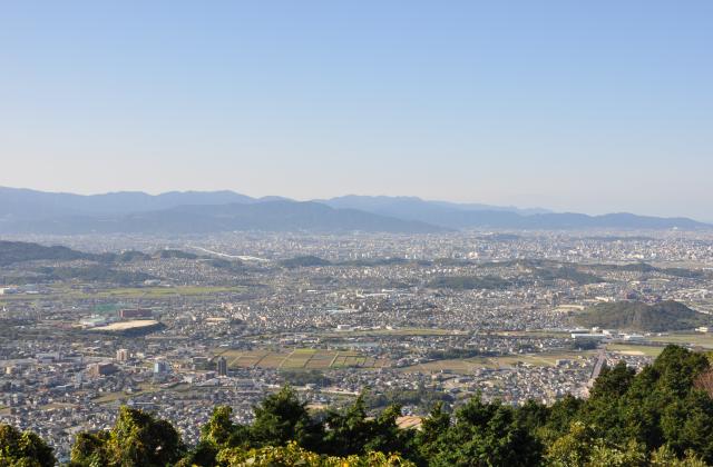 岳城からの風景