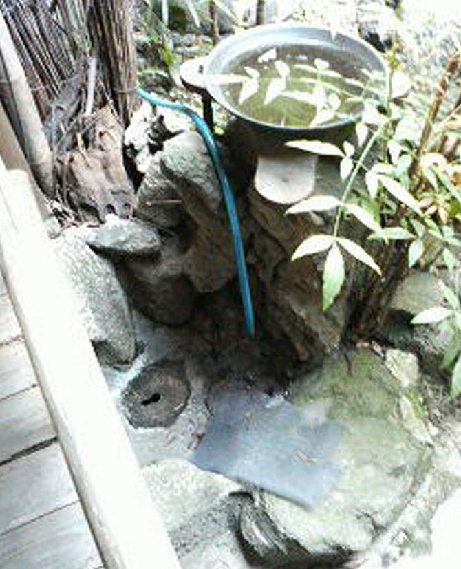 日本独自の音響装置、水琴窟