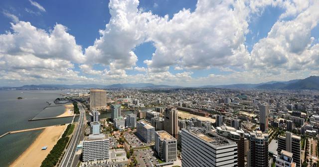福岡タワーから見た景色（昼）