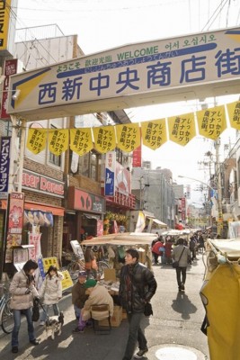 Wheeled Cart Stalls of Nishijin