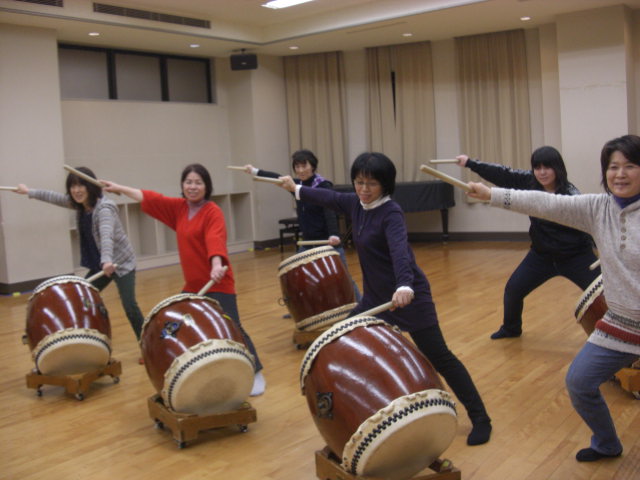 日本人教室の練習風景です