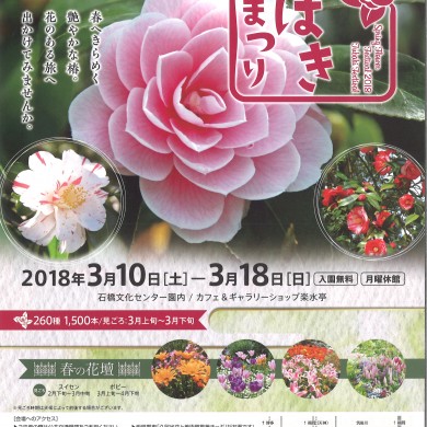 石橋文化センター】春の花まつり2018　つばきまつり