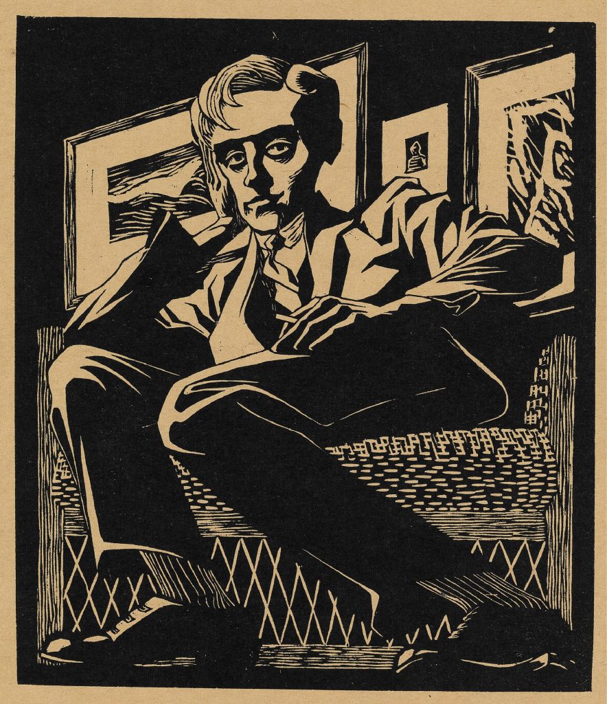 《椅子に座っている自画像》1920年　All M.C. Escher works © The M.C. Escher Company, The Netherlands. All rights reserved. www.mcescher.com