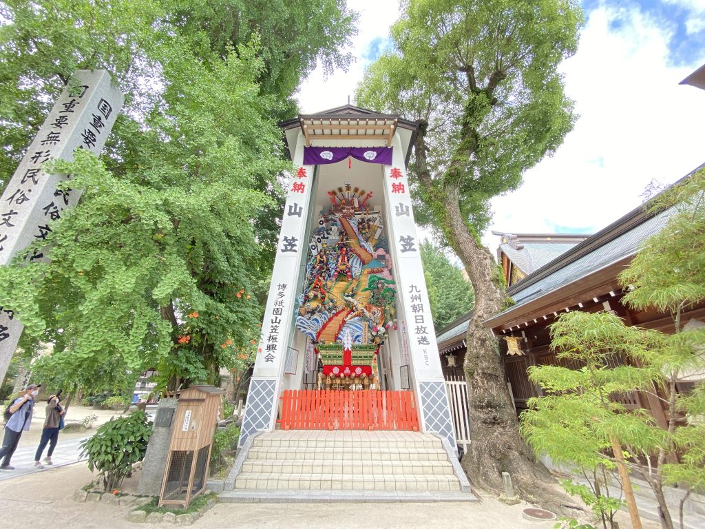 櫛田神社の飾り山笠画像