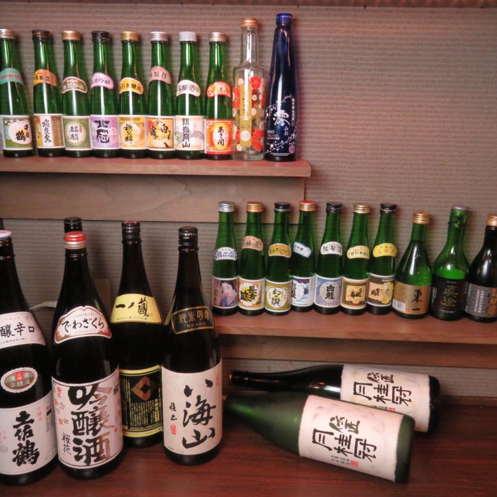 焼酎・日本酒は多彩に取り揃え！ご宴会にはボトルがお得です！