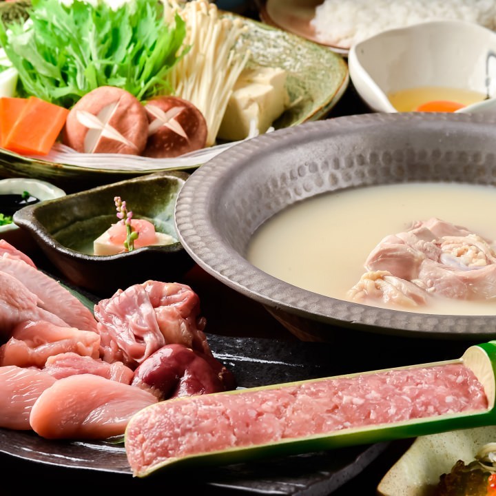 【各種宴会に】飲み放題付コースは水炊きも日本酒も味わえます