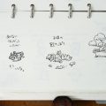 愛用の手帳（『あんなに あんなに』スケッチ） 撮影：野澤亘伸