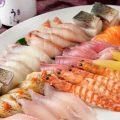 長浜市場や九州各地の生産者より仕入れた鮮魚をお寿司を満喫