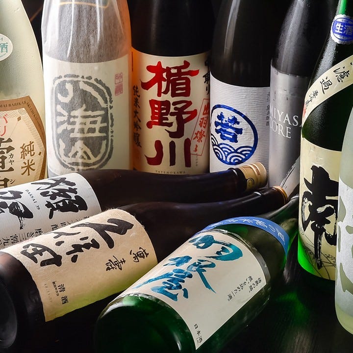 【全国の日本酒】四季限定や本数限定を含め30種類以上を常備◎