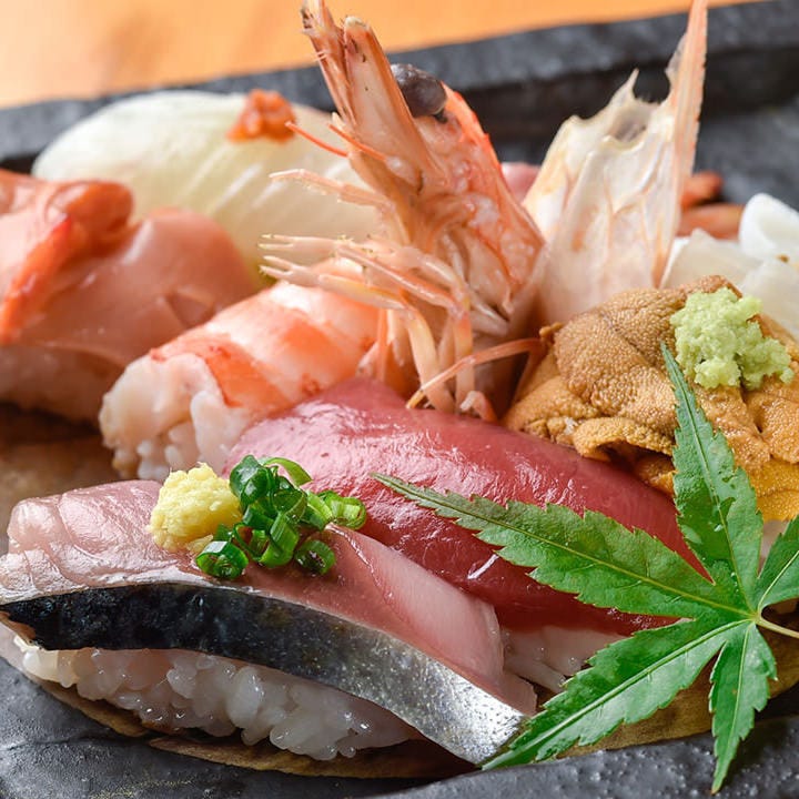 〈自慢のにぎり寿司〉鮮魚のにぎり寿司も是非ご賞味ください