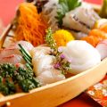 新鮮な食材を使った本格和食の数々。活魚のお造りもおすすめ!!