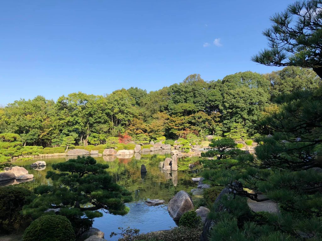 大濠日本庭園池泉