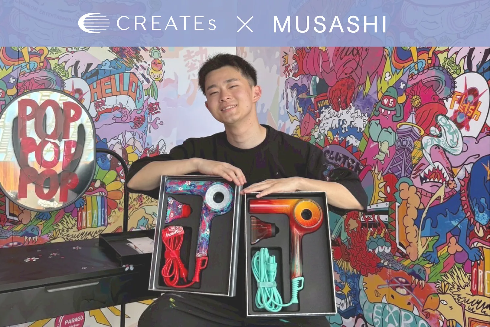 MUSASHIならではのPOPな世界観とビックリマンがコラボ！