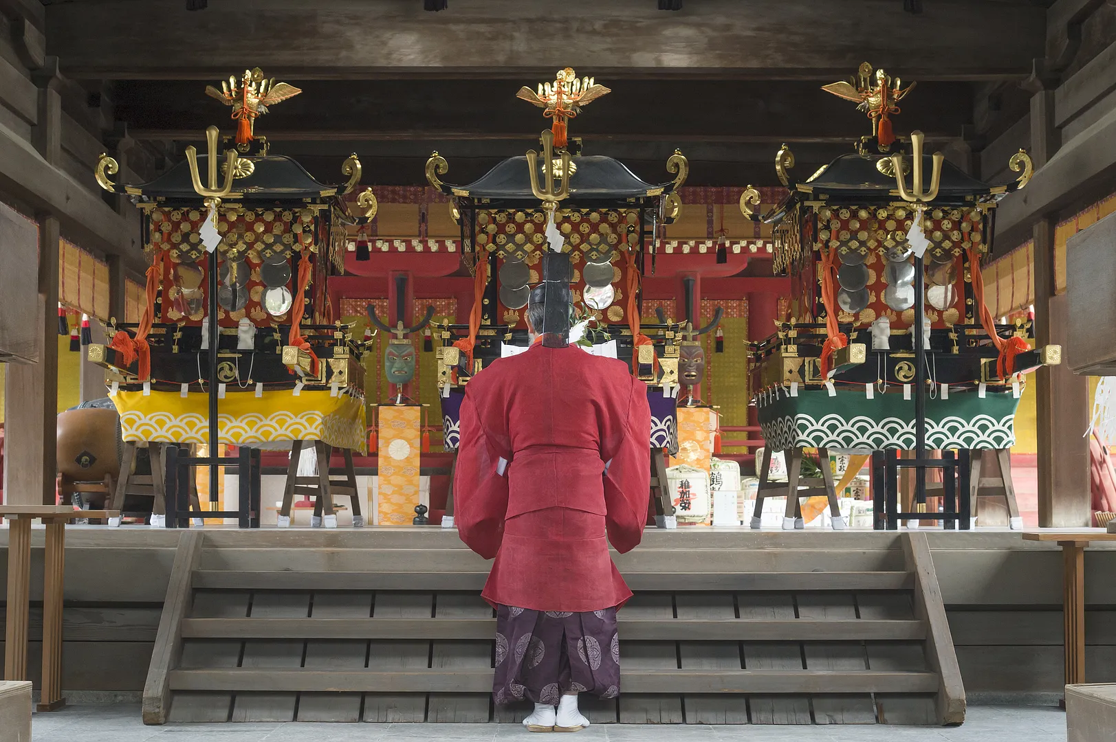 御神幸の御神輿