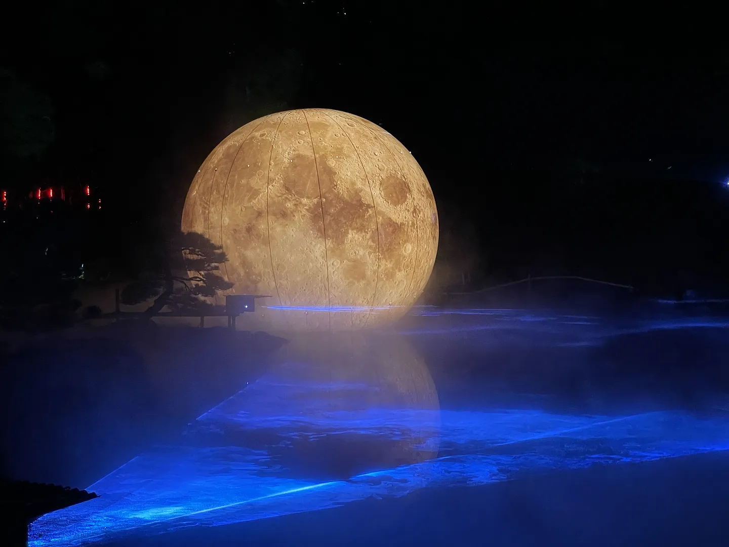大濠公園 日本庭園で出会う、幻想のナイトアート「宙SORA」1