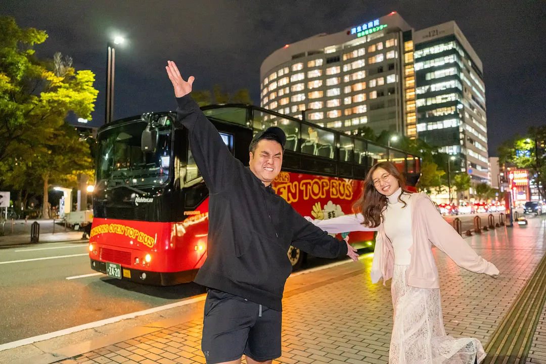 カイセイさん＆あずさんと行く、福岡のナイトライフと朝の旅6