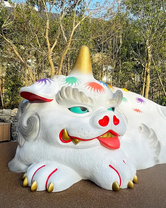 福岡市内のハートスポット5選 大名の大狛犬1