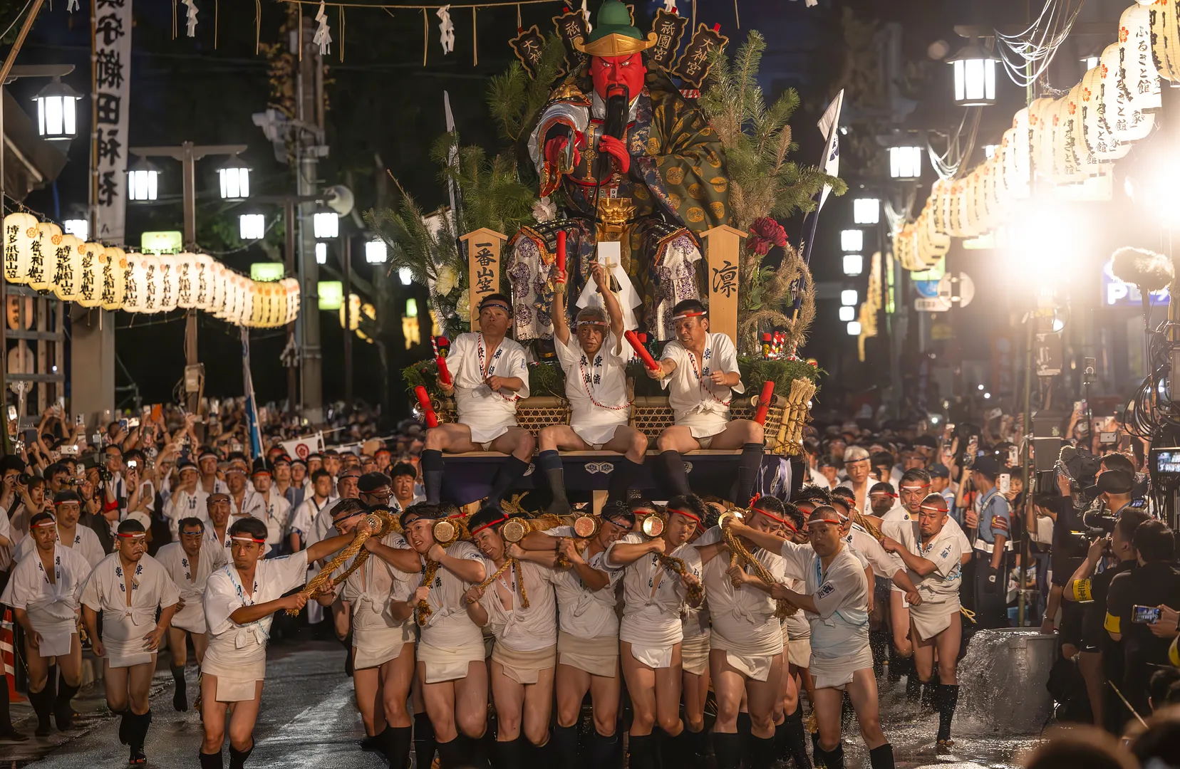 博多祇園山笠『追い山笠』　※画像は過去開催時の様子