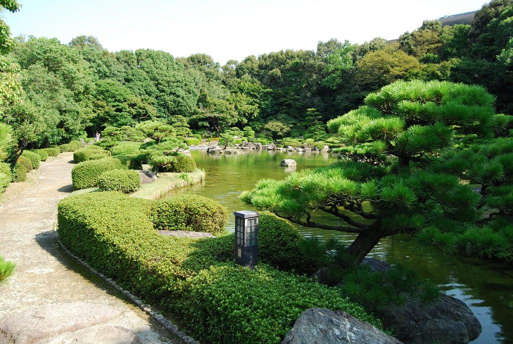 大濠公園日本庭園_池