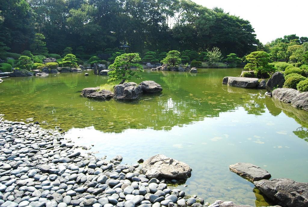 大濠公園日本庭園_池2